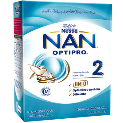 NAN 2 MILK POWDER 300GM DHA SOFT PACK