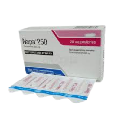 NAPA SUPPOSTRIES 250MG