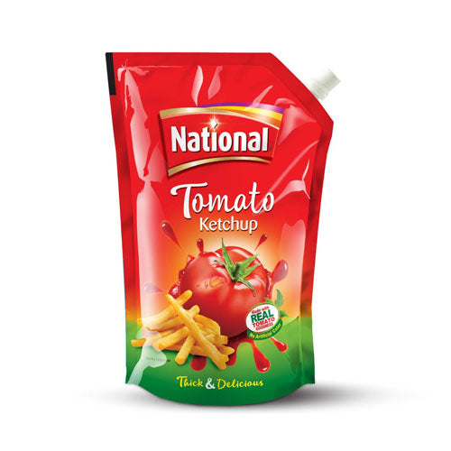 NATIONAL TOMATO KETCHUP 400GM POUCH