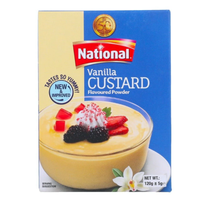 NATIONAL CUSTARD 120GM VANILLA