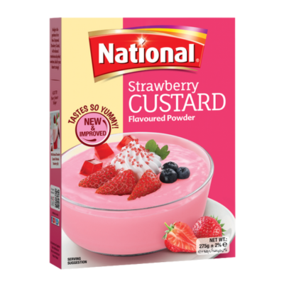 NATIONAL CUSTARD 275GM STRAWBERRY