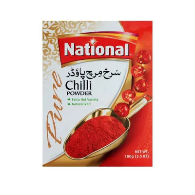 NATIONAL POWDER 100GM CHILLI