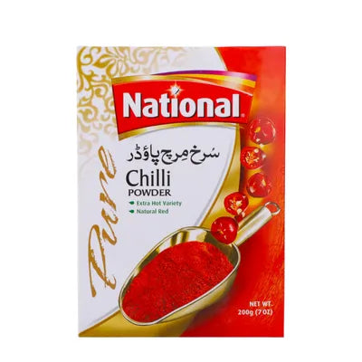 NATIONAL POWDER 200GM CHILLI