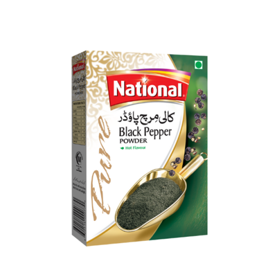 NATIONAL POWDER 25GM BLACK PEPPER