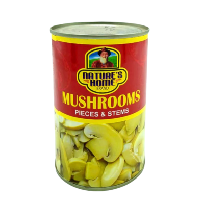 NATURES MUSHROOMS PIECES & STEM 380GM