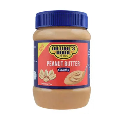 NATURES PEANUT BUTTER 510GM CHUNKY