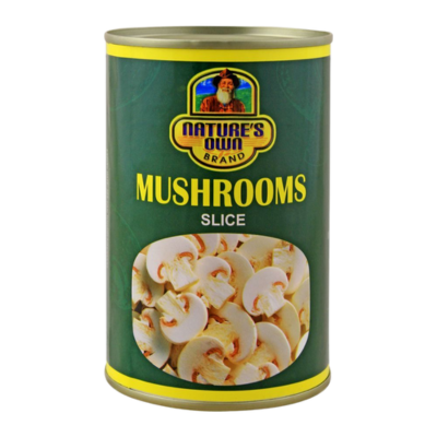 NATURES SLICES MUSHROOMS 380GM