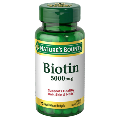 NB BIOTIN TAB 5000 MCG 72S
