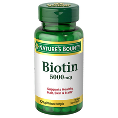 NB BIOTIN TAB 5000 MCG 72S