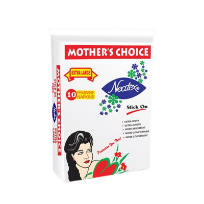 NEATEX PADS MOTHER CHOICE 10PCS EXTRA LARGE