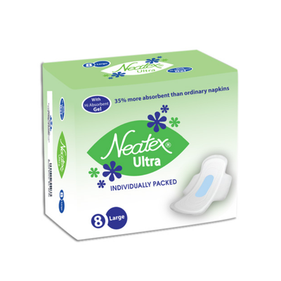 NEATEX PADS NAPKINS ULTRA 8PCS LARGE