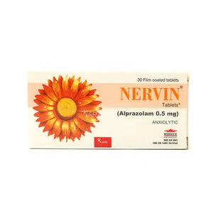 NERVIN TAB 0.5MG******(RX)