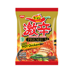 NISSIN RAMEN NOODLES 118GM EXTRA HOT CHICKEN