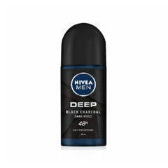 NIVEA MEN ROLL ON 50ML DEEP BLACK CHARCOAL