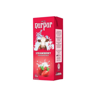 NURPUR FLAVOURED MILK 200ML STRAWBERRY