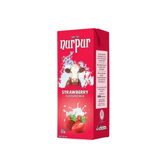 NURPUR FLAVOURED MILK 200ML STRAWBERRY