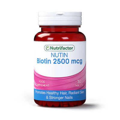NUTRIFACTOR NUTIN BIOTIN PLUS TAB 2500MCG 30S