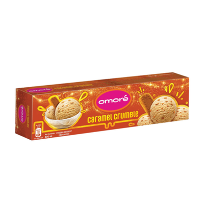 OMORE 1LTR CARAMEL CRUMBLE