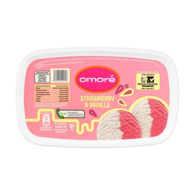 OMORE 2IN1 VANILLA STRAWBERRY TUB