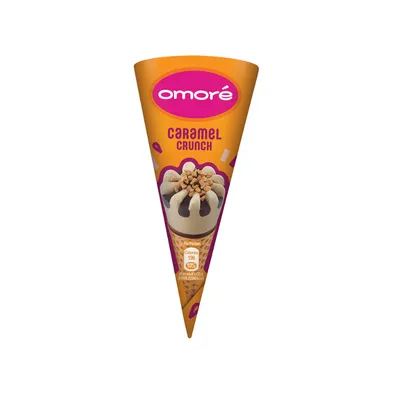 OMORE CARAMEL CRUNCH MINI CONE