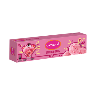 OMORE STRAWBERRY MINI BRICK 500ML