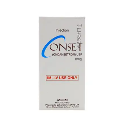 ONSET INJ 8MG  4ML IV/IM