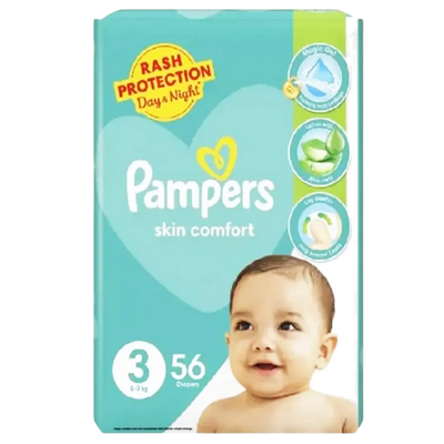 PAMPERS DIAPER 56PCS MIDI SIZE 3