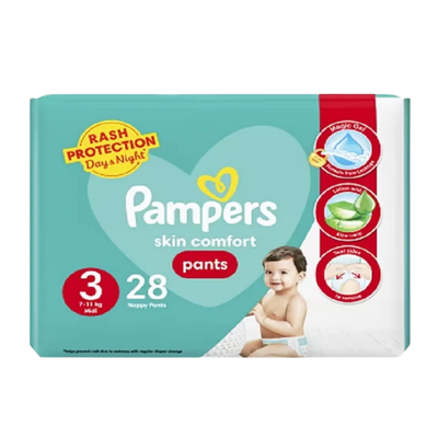 PAMPERS PANTS 28PCS MIDI SIZE 3