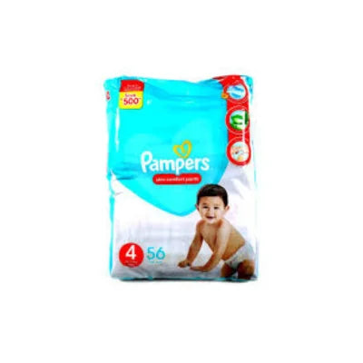 PAMPERS PANTS 56PCS MAXI