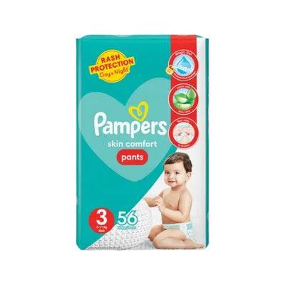 PAMPERS PANTS 56PCS MIDI SIZE 3