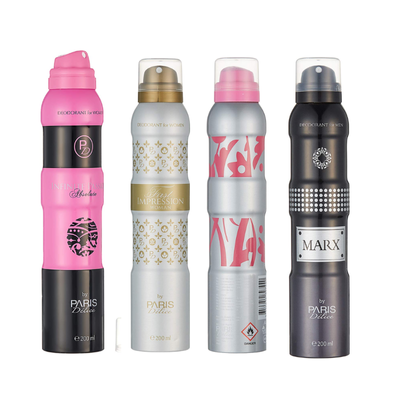 PARIS DELICE BODY SPRAY 200ML ALL VARIENT