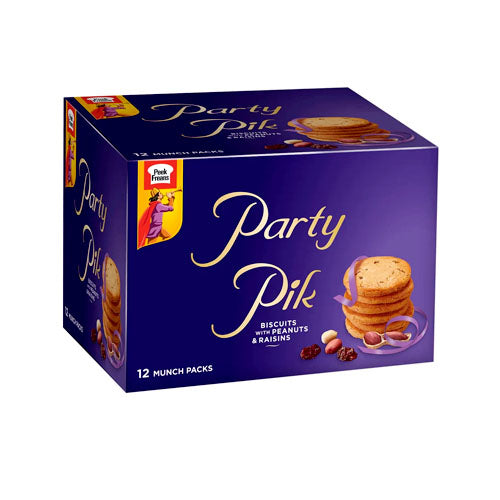 PARTY PIK BISCUITS MUNCH PACKS 12PCS