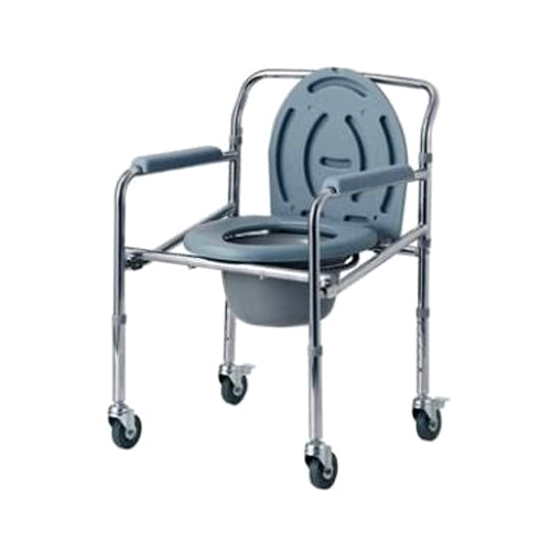 PATIENT COMMODE CHAIR WITH WHEEL