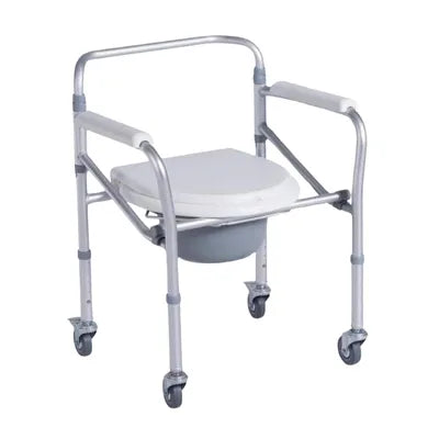 PATIENT COMMODE CHAIR ALMUNIUM