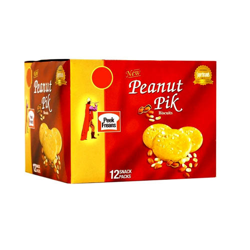 PEANUT PIK BISCUITS MUNCH PACKS 12PCS