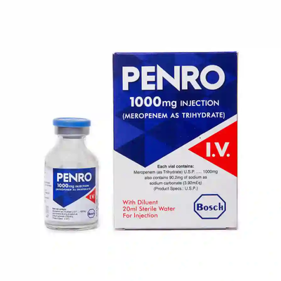 PENRO NJ 1000MG I/V  (FERDGE ITEM)   25   ****