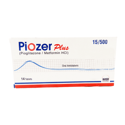PIOZER TAB PLUS 15MG/500MG