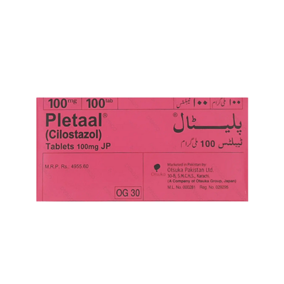PLETAAL TAB 100MG ***