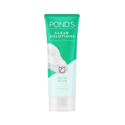 PONDS FACIAL SCRUB 100GM CLEAR SOLUTIONS