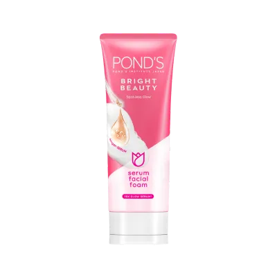 PONDS SERUM FACIAL FOAM 100GM BRIGHT BEUTY