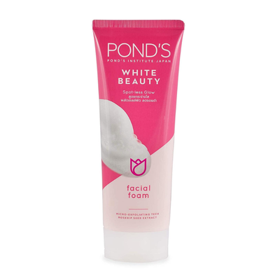 PONDS WHITE BEAUTY SPOT-LESS-GLOW FACIAL FOAM 50G