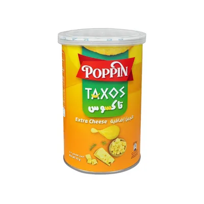 POPPIN TAXOS EXTRA CHEESE 45G