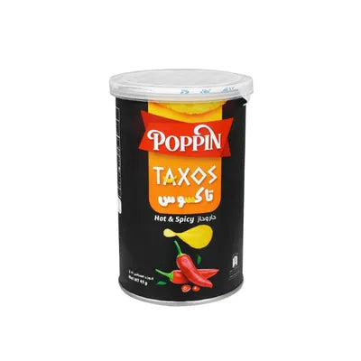 POPPIN TAXOS HOT & SPICY 45G 7