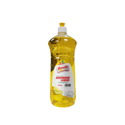 POWER PLUS DISH WASH 500ML LEMON
