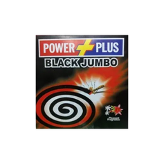 POWER PLUS MOSQUITO COILS JUMBO BLACK