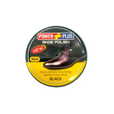 POWER PLUS SHOE POLISH 20ML BLACK