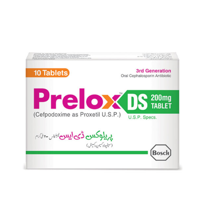 PRELOX TAB DS 200MG