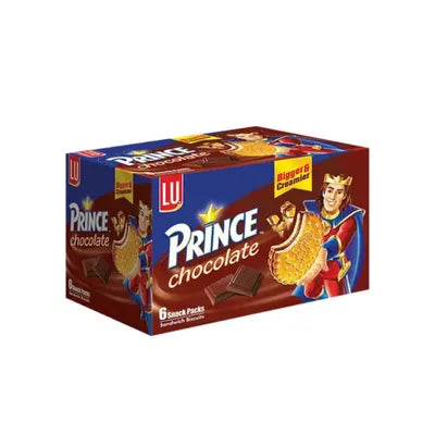 PRINCE BISCUITS SNACK PACKS 6 PCS BIGGER