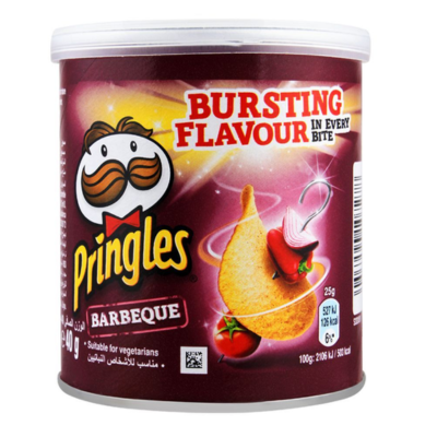 PRINGLES SNACKS 40GM B.B.Q