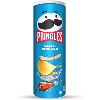 PRINGLES SNACKS 165GM SALT&VINEGAR